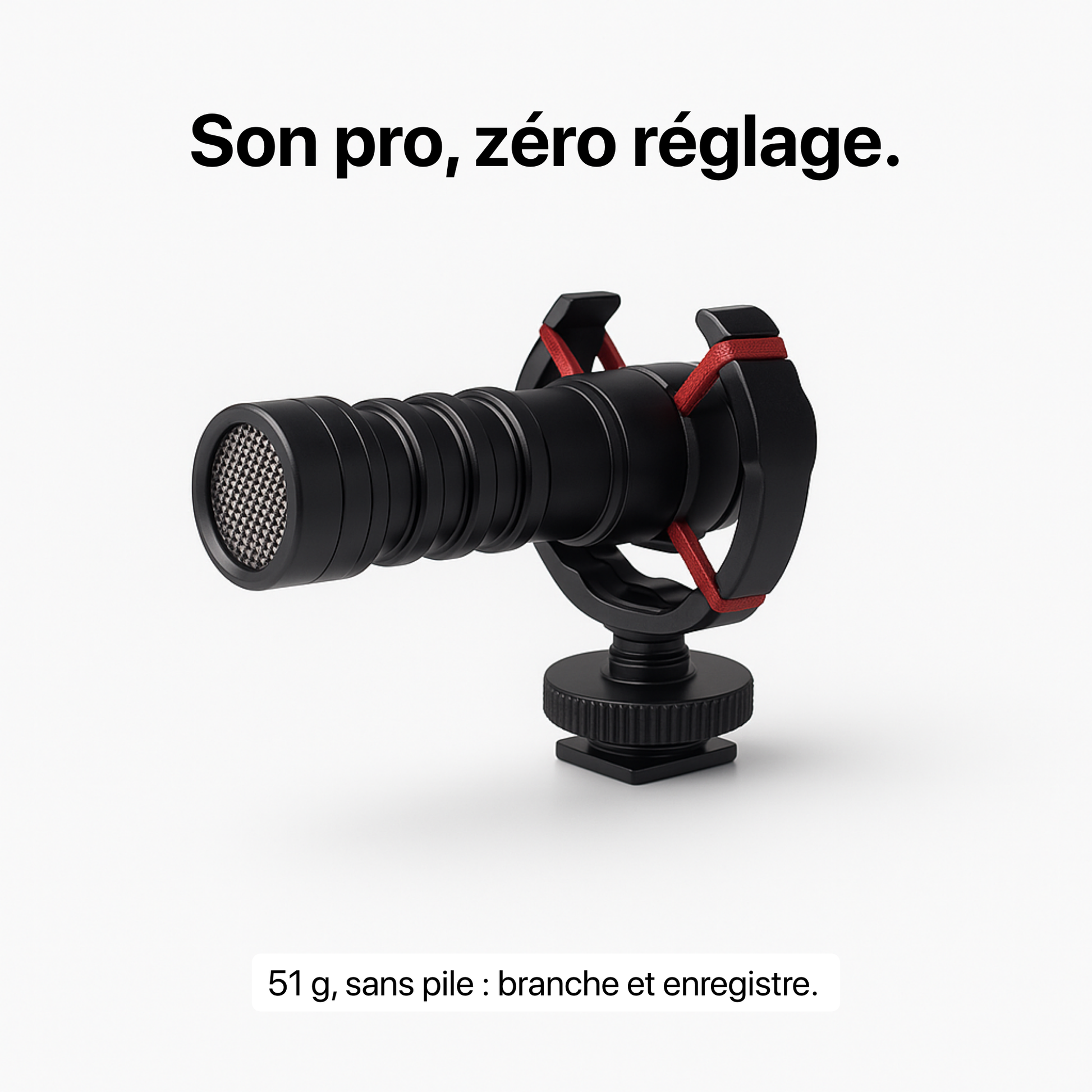 microphone anti bruit pour création de contenu