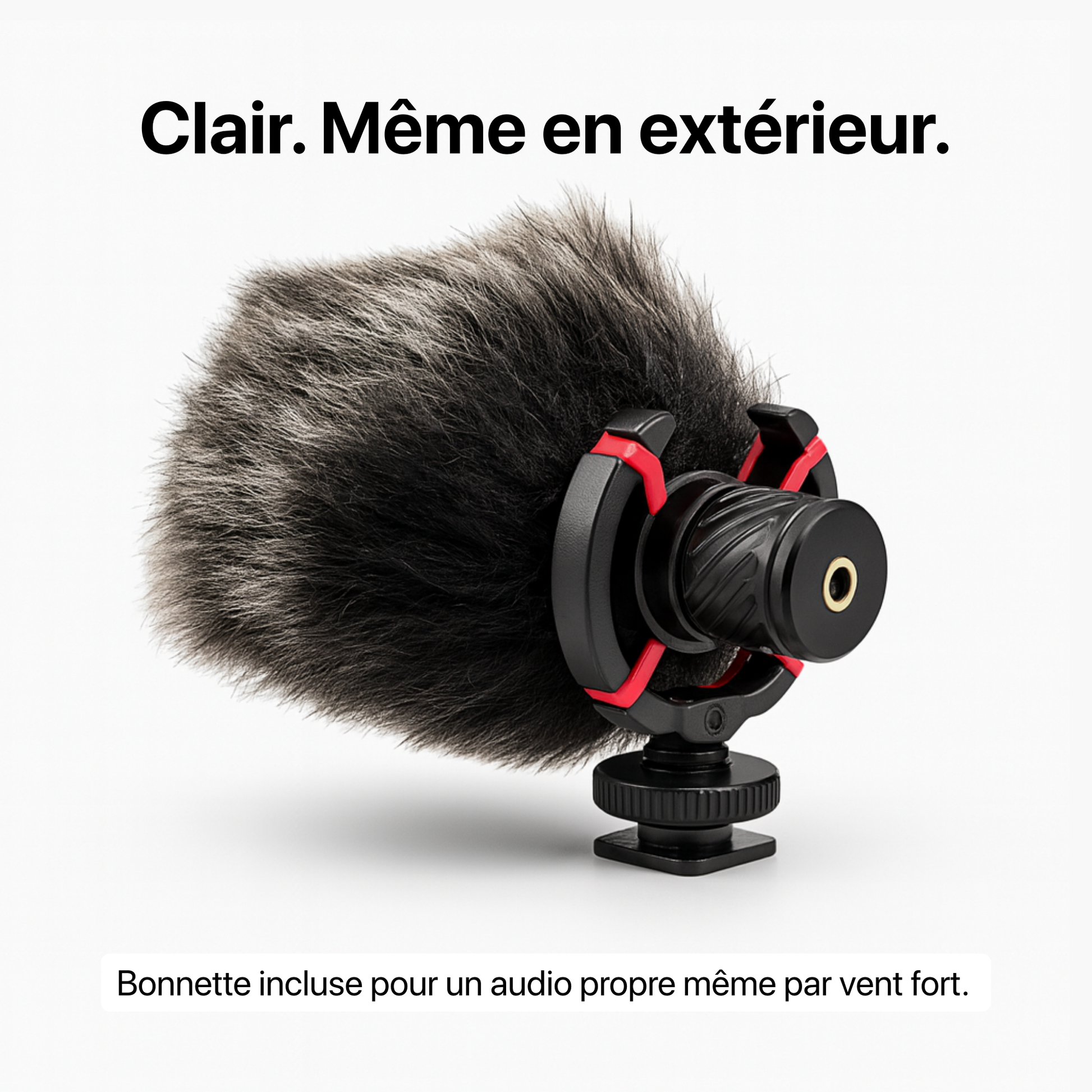 anti vent et anti bruit pour création de contenu pro